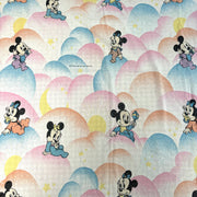 Coupon tissu drap plat Disney babies