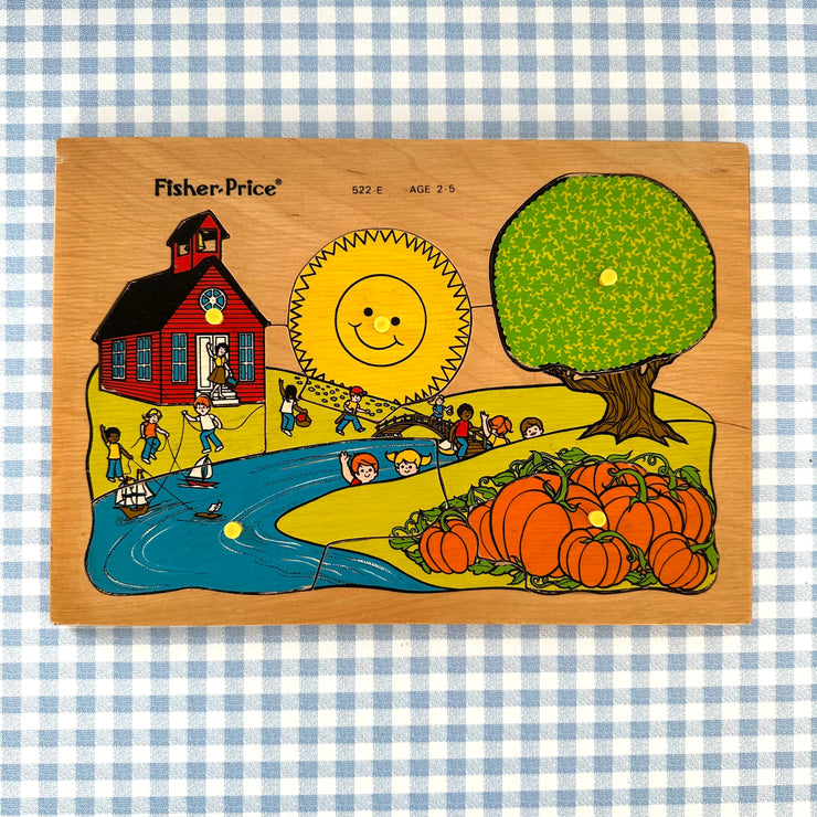 Puzzle citrouille Fisher Price