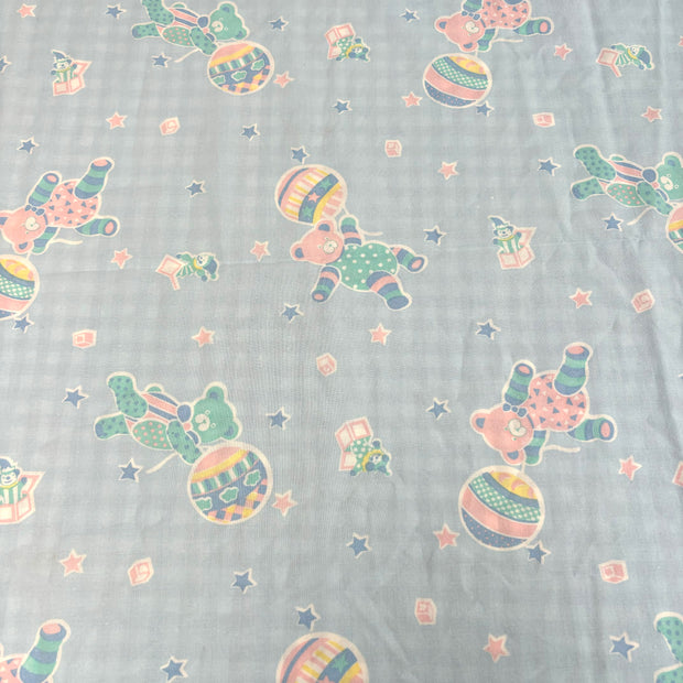 Drap plat bébé pastel