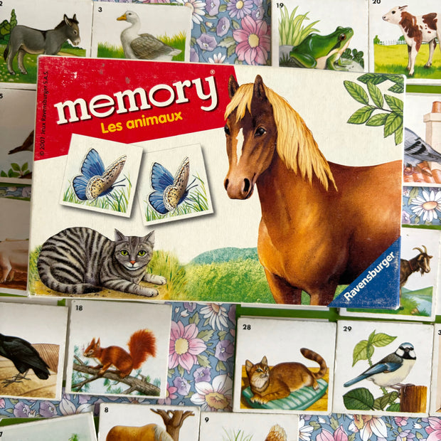 Jeu memory animaux