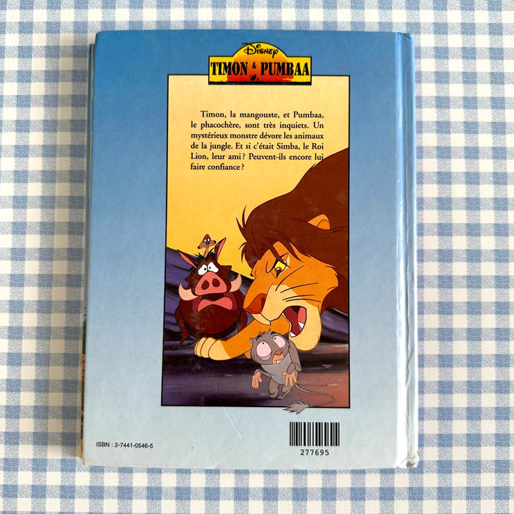 Livre Les aventures de Timon et Pumba