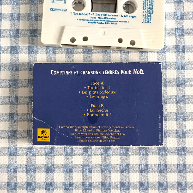 Cassette comptines et chansons tendres pour Noël