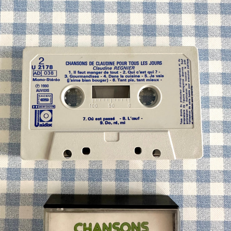 Cassette Chansons de Claudine