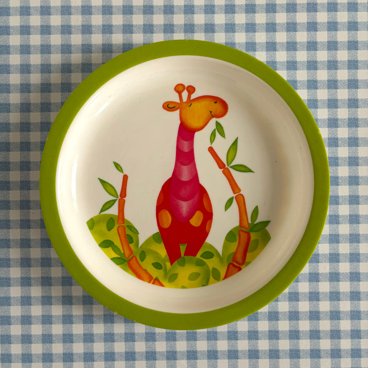 Assiette girafe