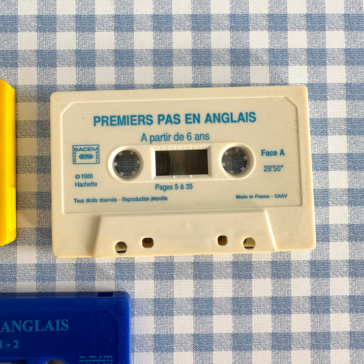 Lot de 3 cassettes en anglais