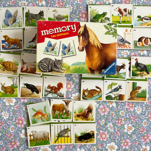 Jeu memory animaux