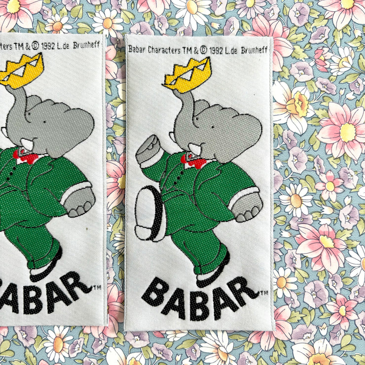 Patch Babar couronne