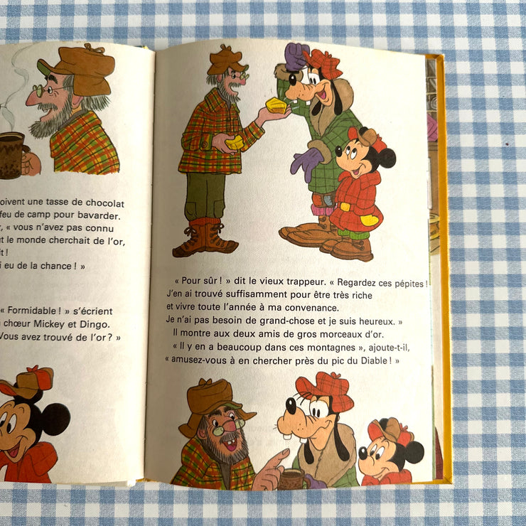 Livre Mickey et Dingo chercheurs d’or