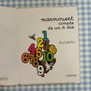 Livre Marmouset compte de un à dix