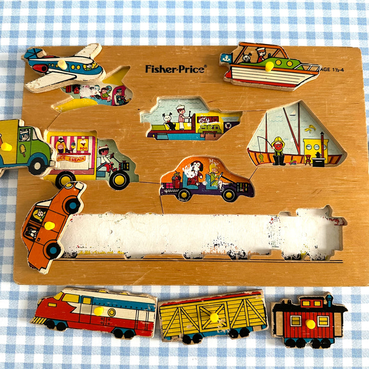 Puzzle véhicules Fisher Price