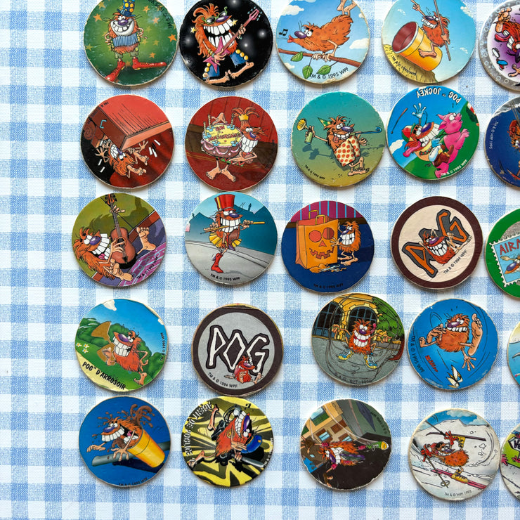 Lot pogs Pogman n°3