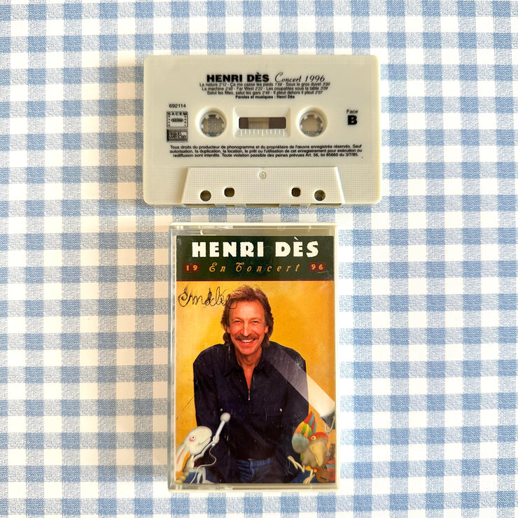 Cassette audio Henri Dès en concert