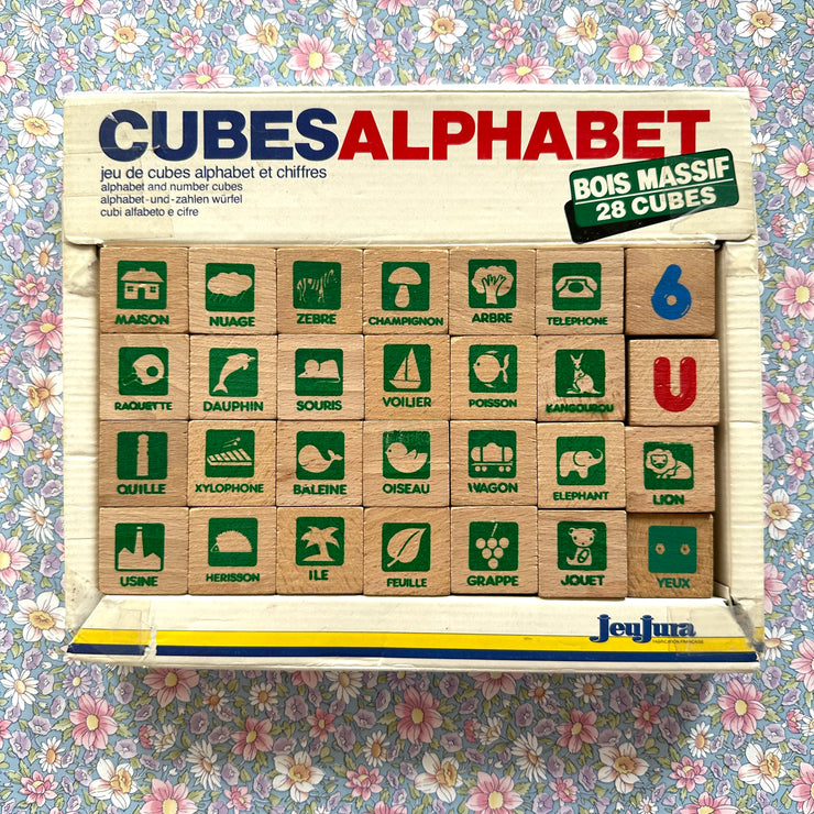 Jeu éducatif Cubes alphabet