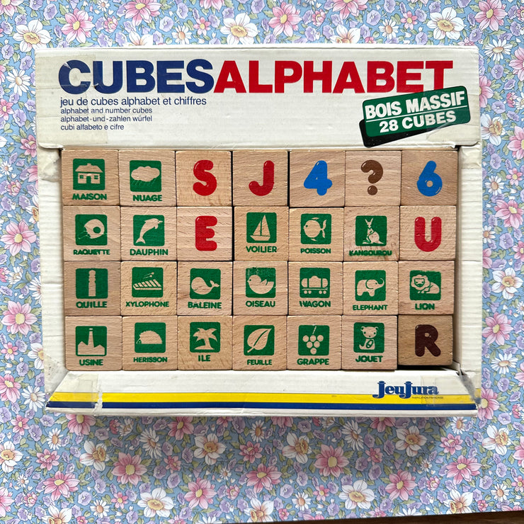 Jeu éducatif Cubes alphabet