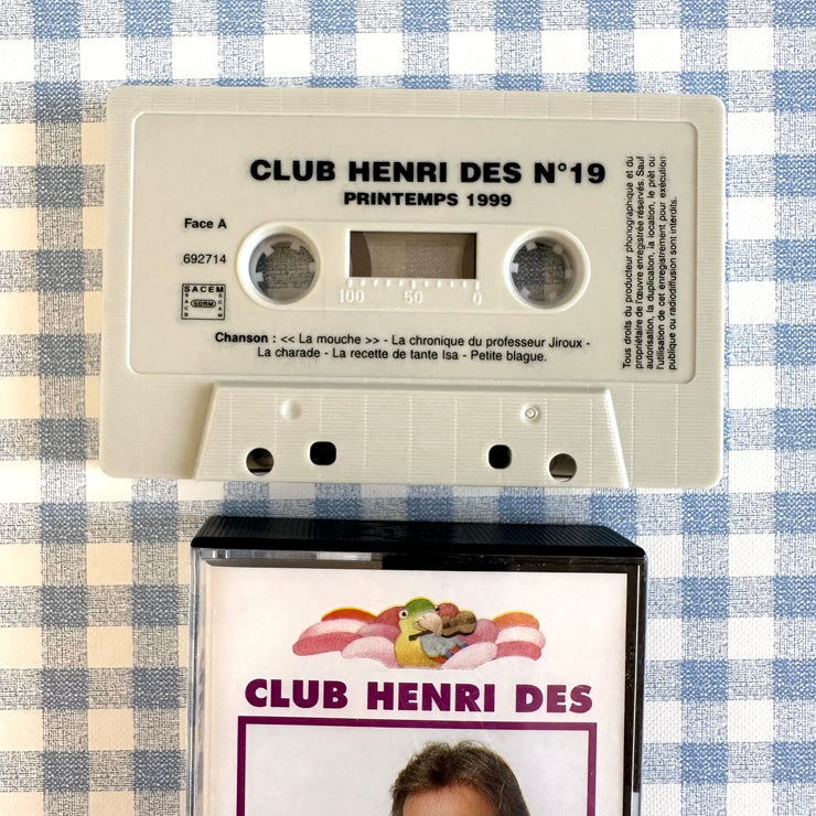 Cassette Club Henri Dès numéro 19