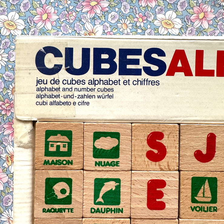 Jeu éducatif Cubes alphabet