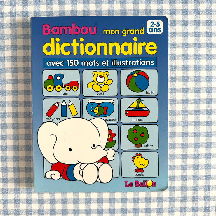 Livre Bambou mon grand dictionnaire