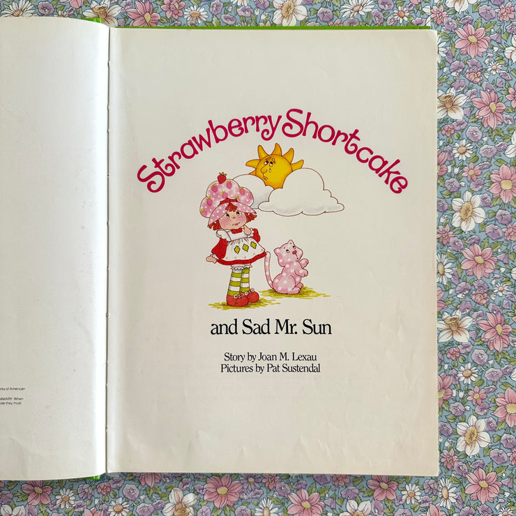 Livre StrawberryShortcake and Sad Mr.Sun