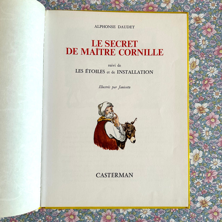 Grand Livre le secret de Maître Cornille