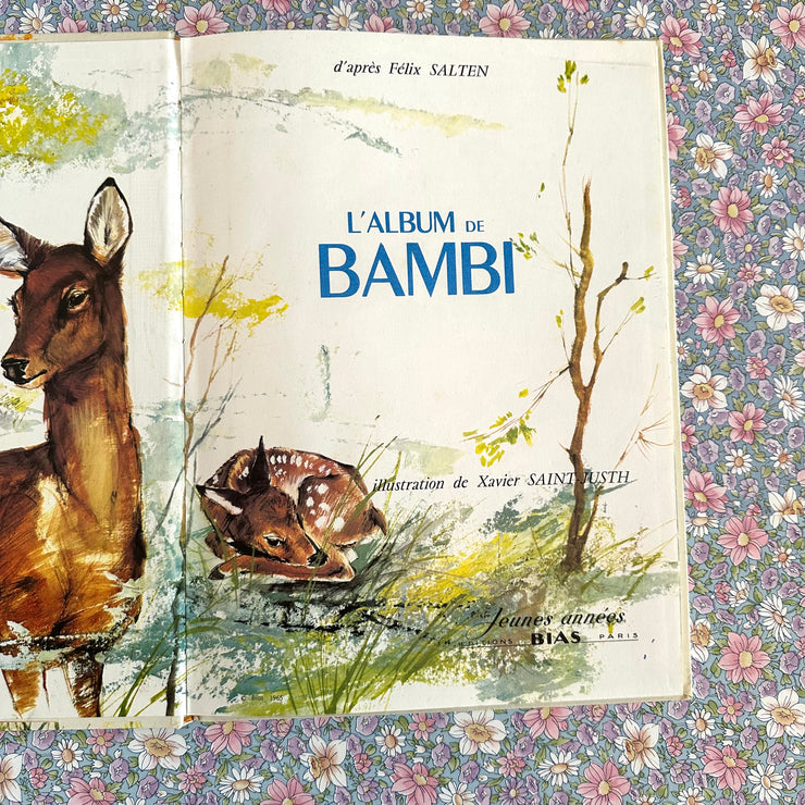 Livre L’album de Bambi